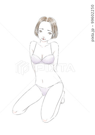 下着（水着）姿のお姉さん 99602250