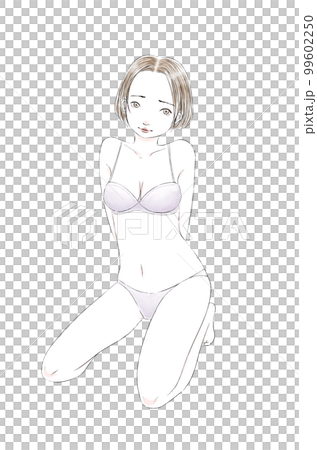 下着（水着）姿のお姉さん 99602250