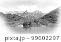 Mountain Lake Truebsee in Switzerland 99602297