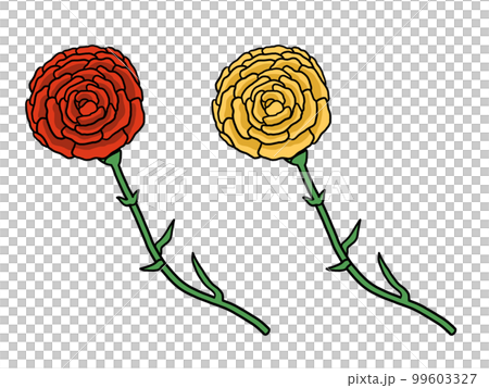母の日のカーネーションのイラスト 99603327