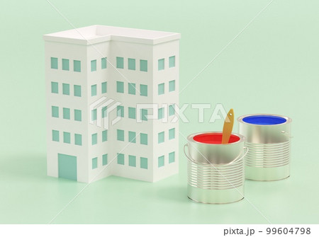 ビルとペンキ 外装工事 ビルとペンキ 外装工事 99604798