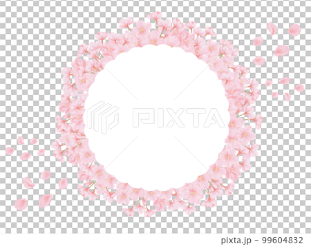 cherry blossom circular wreath cherry blossom circular wreath 99604832