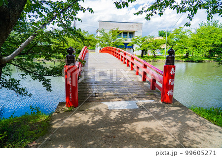 弘前城 弘前公園 春陽橋(青森県弘前市) 弘前城 弘前公園 春陽橋(青森県弘前市) 99605271