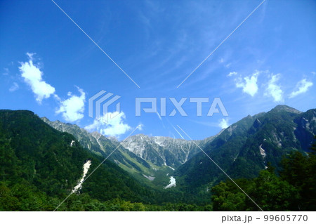 上高地 穂高連峰 上高地 穂高連峰 99605770