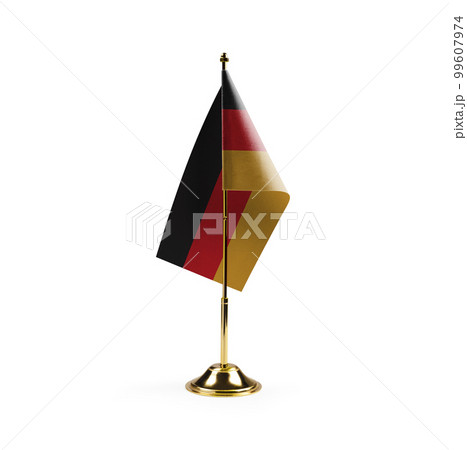 Small national flags of the Germany on a white background Small national flags of the Germany on a white background 99607974