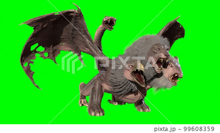 Mythical monster chimera 3d render models 99608359