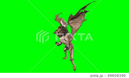 Mythical monster chimera 3d render models 99608390