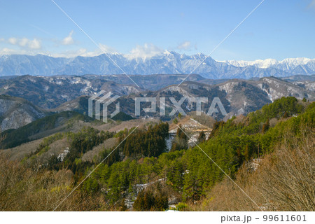 アルプス展望道路からの眺め【長野市大岡】 アルプス展望道路からの眺め【長野市大岡】 99611601