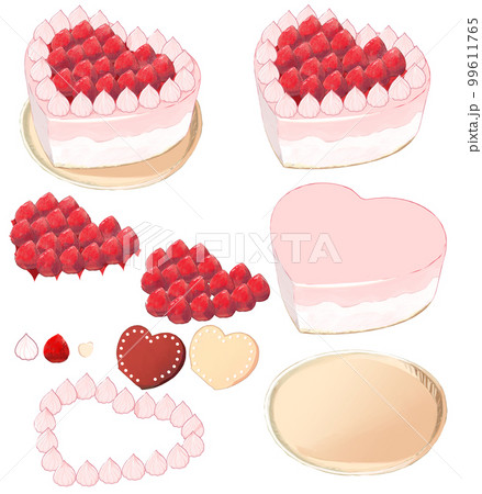ハートケーキ分解組み立て式 99611765