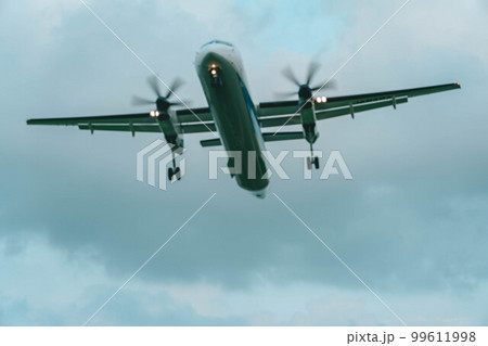 蜃気楼と航空機の情景28 99611998