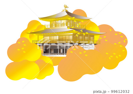 金閣寺。日本の観光名所・京都の中でも特に人気のスポットです。世界遺産にも登録 。 99612032