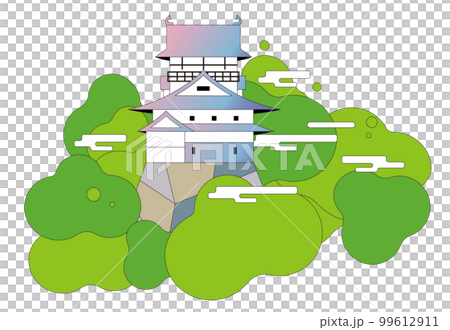 犬山城の春夏秋冬。威風堂々の天守閣。 犬山城の春夏秋冬。威風堂々の天守閣。 99612911