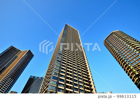 晴海・勝どき・月島エリアの高層マンション群の風景 99613115