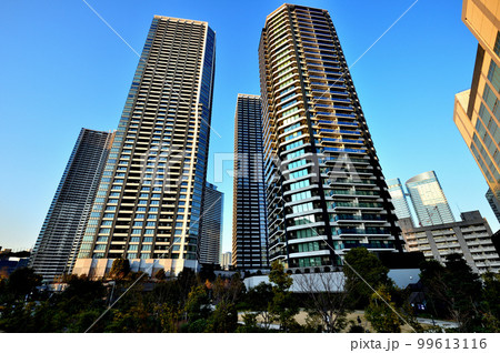 晴海・勝どき・月島エリアの高層マンション群の風景 晴海・勝どき・月島エリアの高層マンション群の風景 99613116