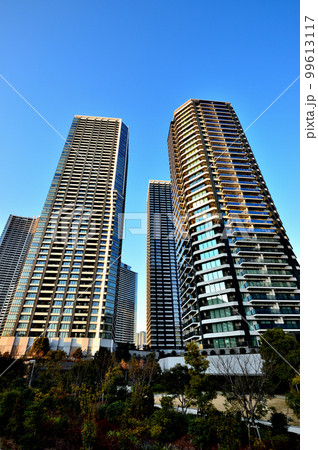 晴海・勝どき・月島エリアの高層マンション群の風景 99613117