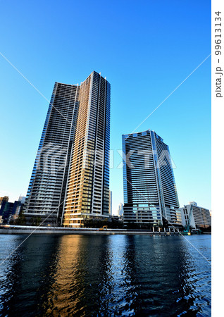 晴海・勝どき・月島エリアの高層マンション群の風景 99613134