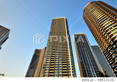晴海・勝どき・月島エリアの高層マンション群の風景 99613136