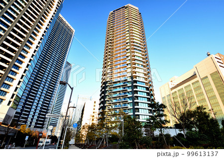 晴海・勝どき・月島エリアの高層マンション群の風景 99613137