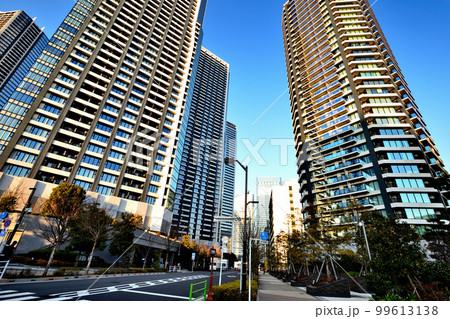 晴海・勝どき・月島エリアの高層マンション群の風景 99613138