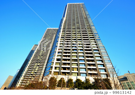 晴海・勝どき・月島エリアの高層マンション群の風景 99613142