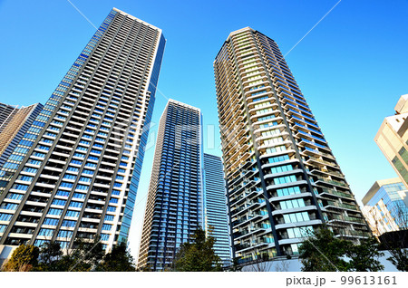 晴海・勝どき・月島エリアの高層マンション群の風景 99613161