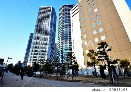 晴海・勝どき・月島エリアの高層マンション群の風景 99613163