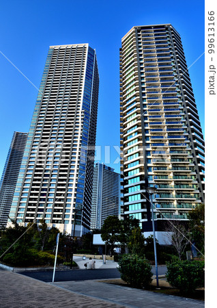 晴海・勝どき・月島エリアの高層マンション群の風景 99613166
