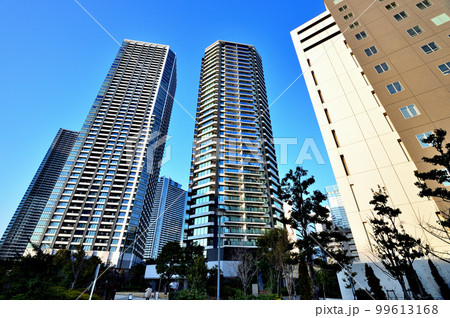 晴海・勝どき・月島エリアの高層マンション群の風景 晴海・勝どき・月島エリアの高層マンション群の風景 99613168