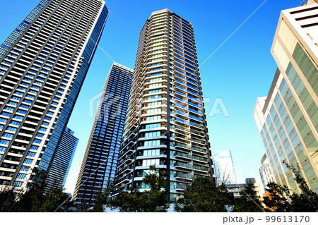 晴海・勝どき・月島エリアの高層マンション群の風景 晴海・勝どき・月島エリアの高層マンション群の風景 99613170