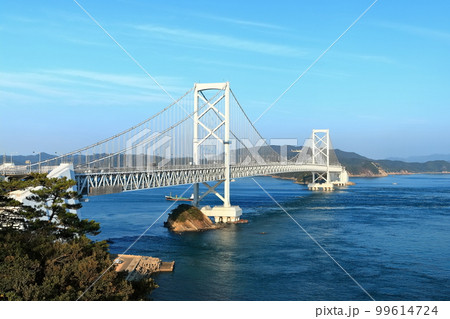 【徳島県】大鳴門橋と渦潮（鳴門の渦潮） 99614724