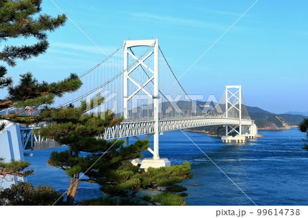 【徳島県】大鳴門橋と渦潮（鳴門の渦潮） 99614738