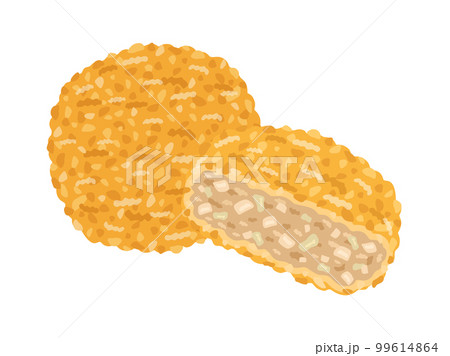 惣菜のメンチカツのイラスト 99614864