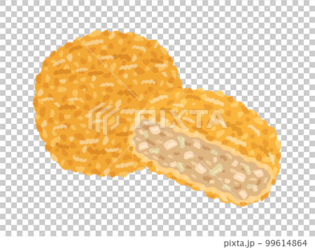 惣菜のメンチカツのイラスト 99614864