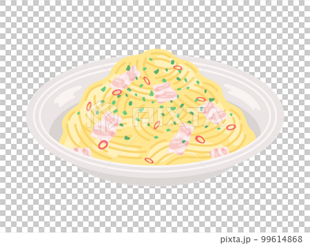 peperoncino 意大利面的插圖放在盤子裡 peperoncino 意大利面的插圖放在盤子裡 99614868