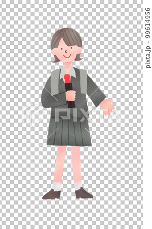 Graduated female student 99614956