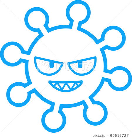 ウイルスのかわいいキャラクターイラスト 99615727