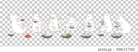 兔子賞花姿勢列表 99615780