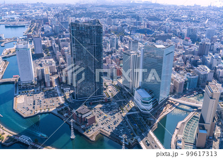 日本の横浜都市景観 横浜の街並みなどを望む 日本の横浜都市景観 横浜の街並みなどを望む 99617313