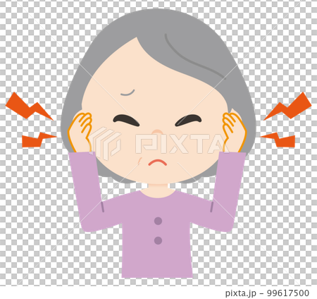 耳鳴りに悩む女性 99617500