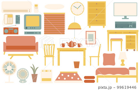 インテリアのセット塗り インテリアのセット塗り 99619446