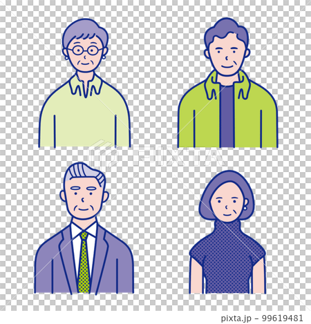 高級男女上半身【套裝】 99619481