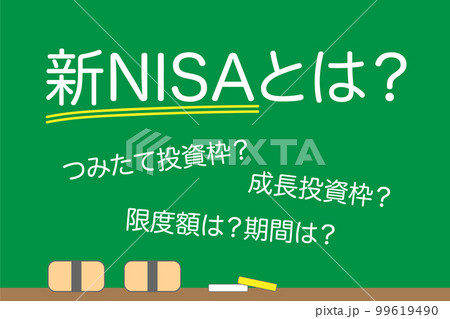 新NISAの解説に関するイラスト 99619490