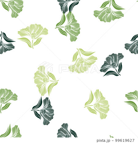 Seamless pattern with vintage flowers. Retro floral background. 99619627