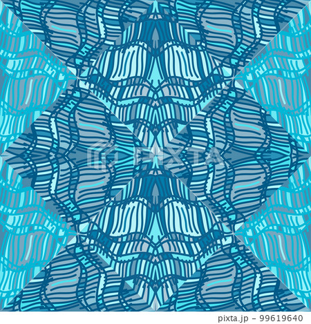 Aztec mosaic tile. Abstract tribal seamless background pattern. Aztec mosaic tile. Abstract tribal seamless background pattern. 99619640