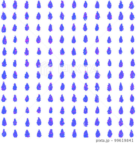 雫模様・白地（青ピンク） 99619841