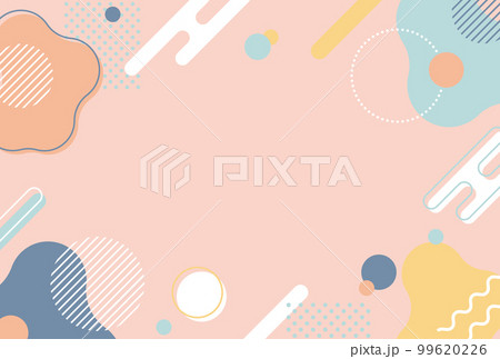 背景イラスト_メンフィス_カラフル 背景イラスト_メンフィス_カラフル 99620226