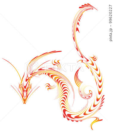 神獣　神龍　龍　イメージ　図案　イラスト 99620227