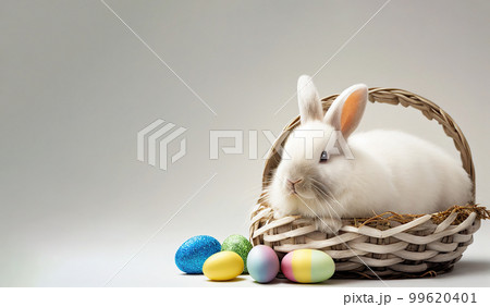 Happy easter day background. Ai generated. 99620401
