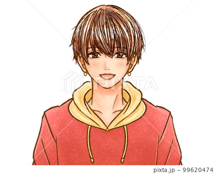 今時イケメンな大人男性のイラスト素材 今時イケメンな大人男性のイラスト素材 99620474