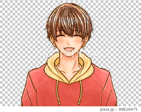 Smiling handsome adult man illustration material 2 99620475